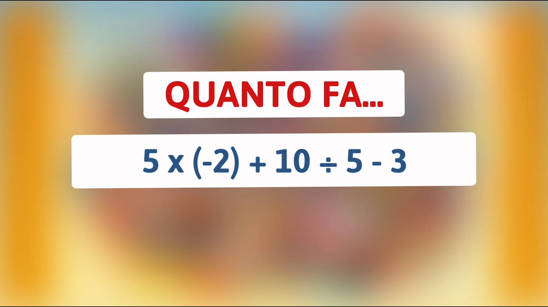 "Svelato l'indovinello che nessuno riesce a risolvere: solo le menti più brillanti conoscono la risposta!""