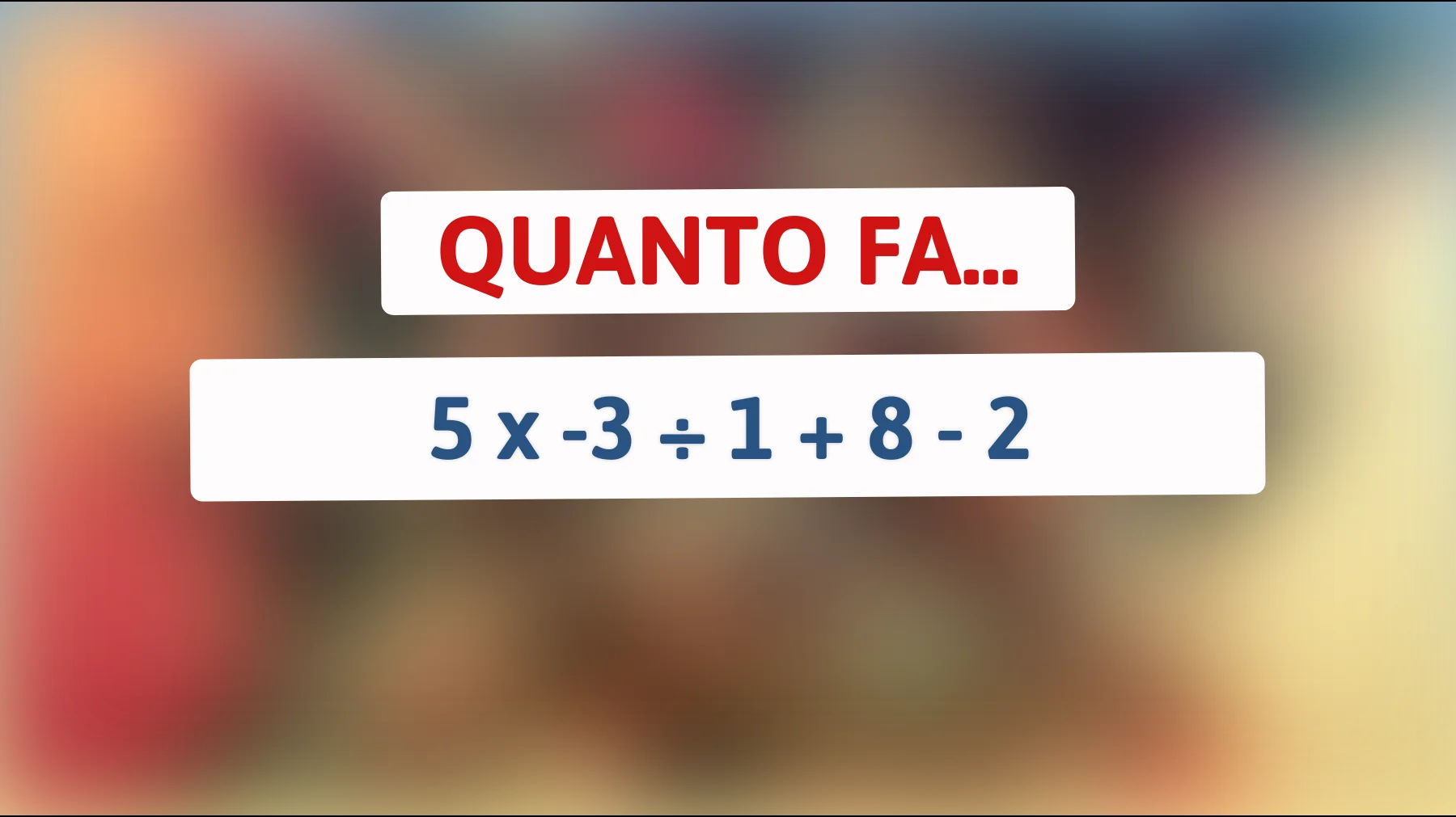 Solo i geni possono risolvere questo enigma matematico: scopri se sei tra loro!"